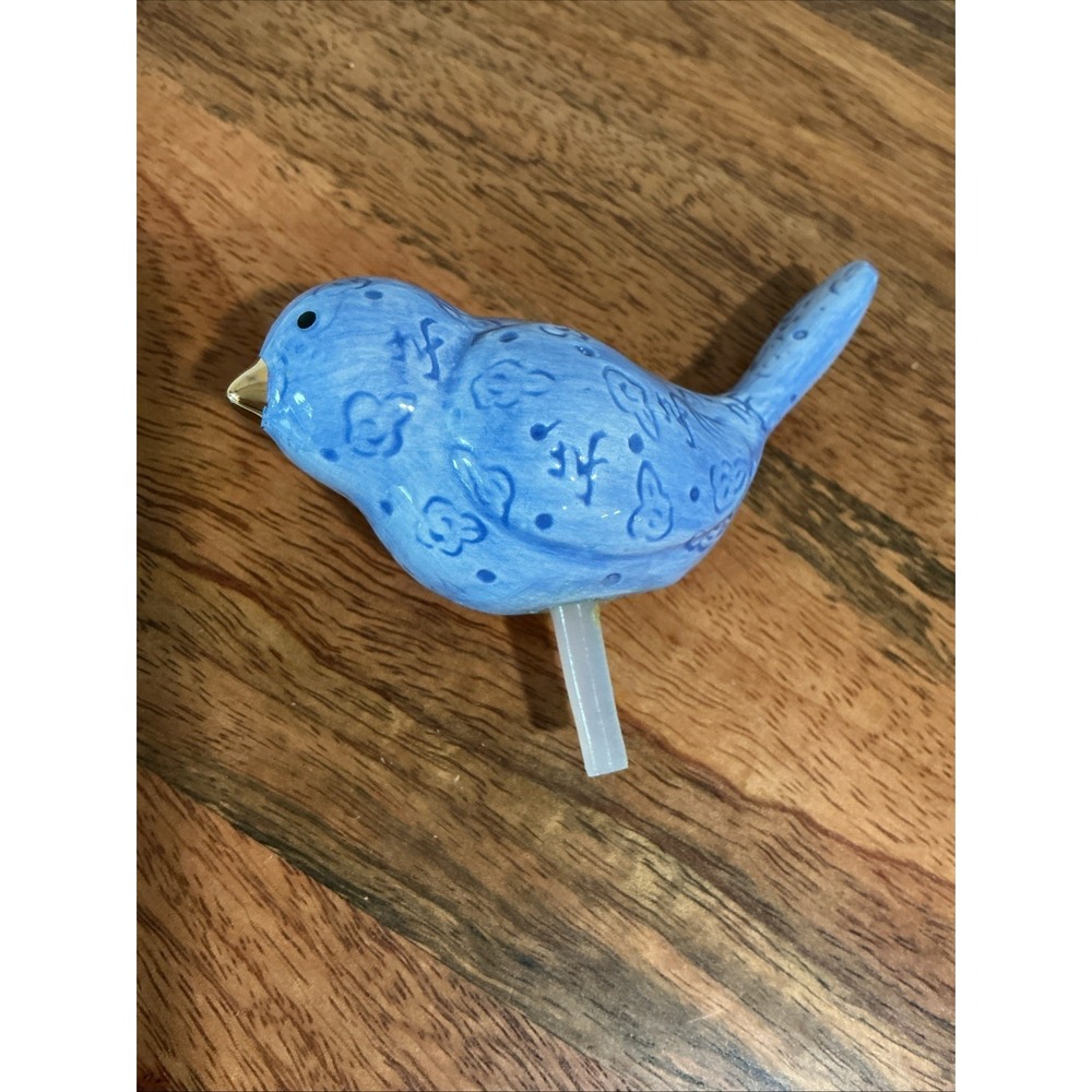 NORA FLEMING Mini Rare& Retired BLUEBIRD OF HAPPINESS with NF Initials